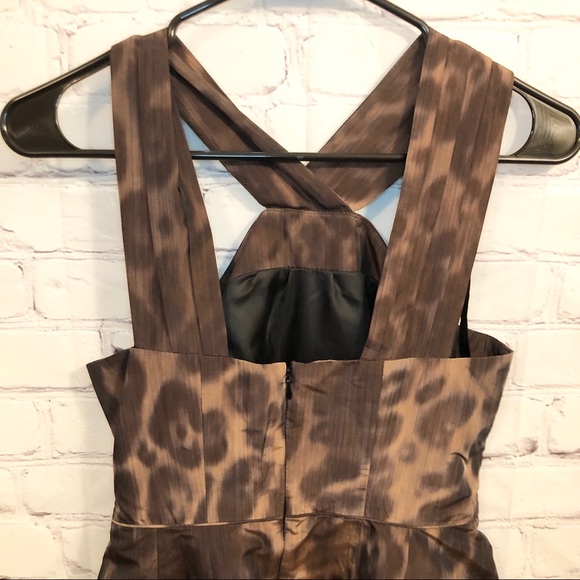 Banana Republic leopard print cocktail dress - Picture 6 of 7